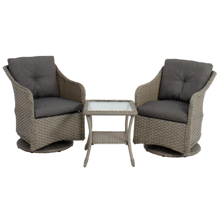 Florida II Conversation Kit, Pale Grey/Grey