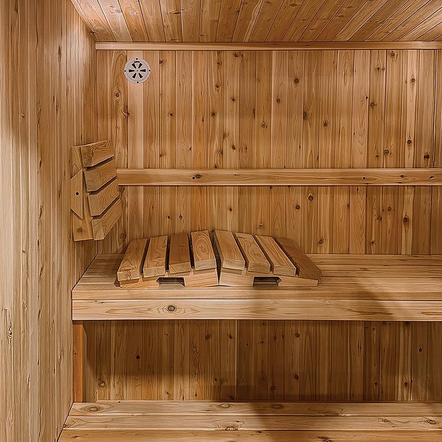 Premium Visscher Sauna Cedar Back Rest Kit 3pc