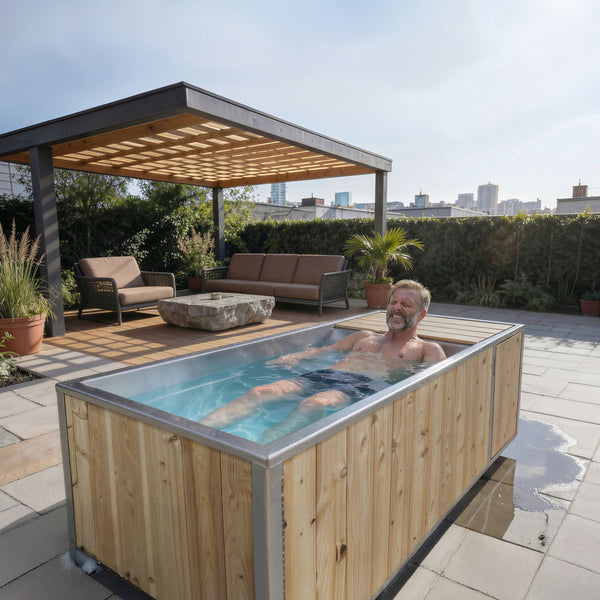 Polar Plunge by Leisure craft for a client outdoor wellness space