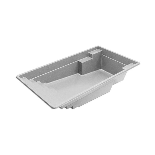 Rectangular fiberglass pool 13′ 3″ x 23′ 8