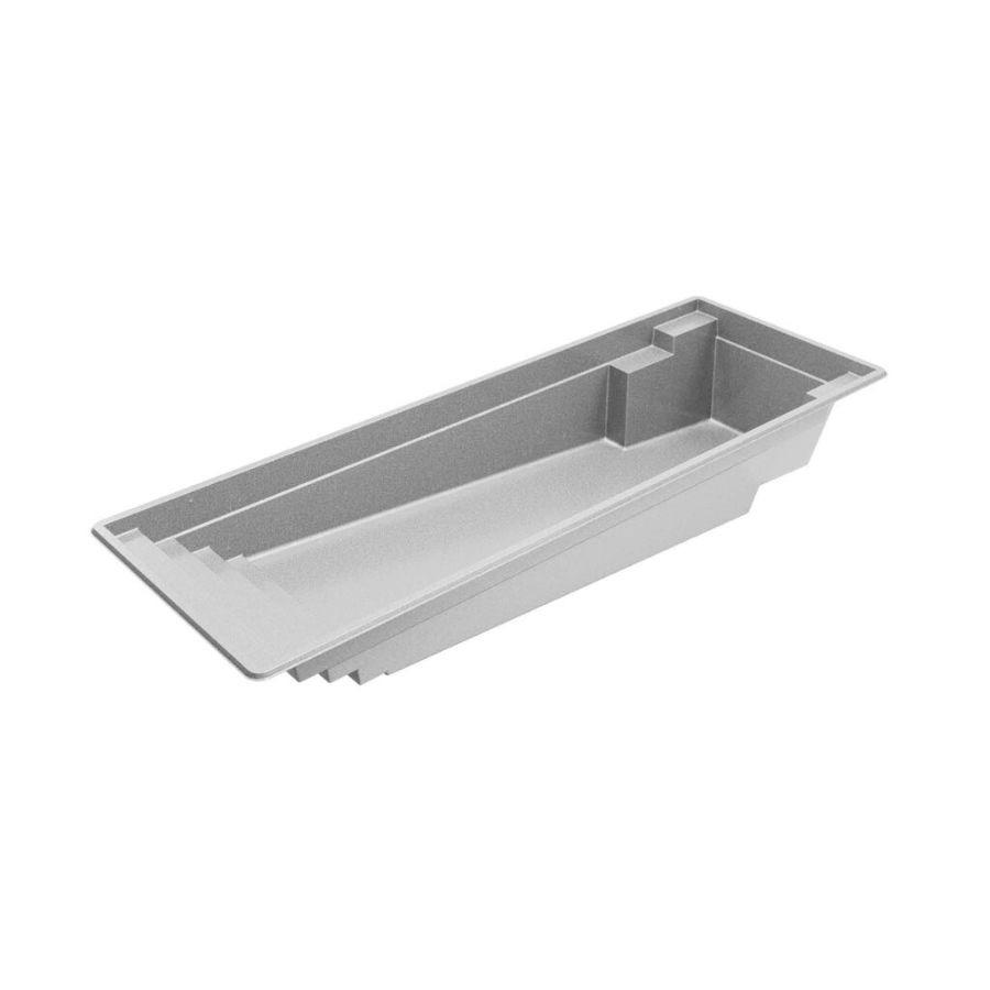 Clean Rectangular Design FIbreglass Pool
