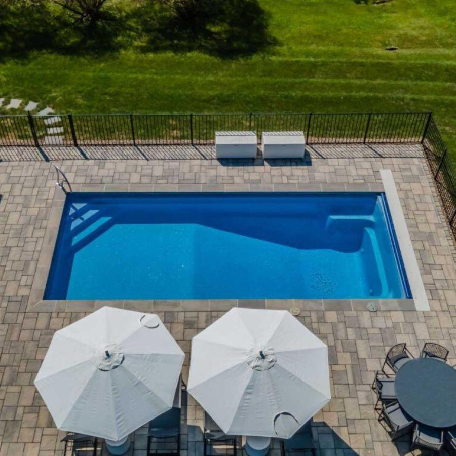Valiant Liberty Fibreglass Pool – 14' x 31' 6"