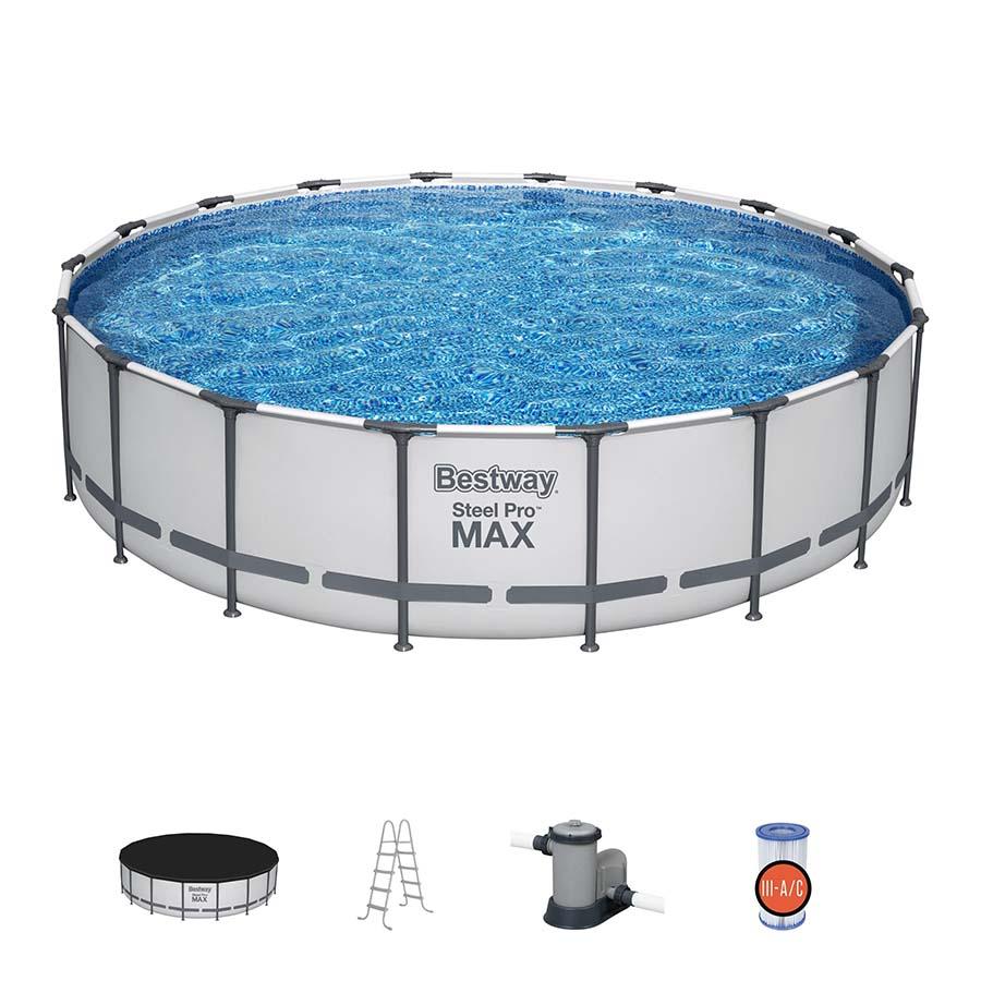 Bestway APX 365 18ft Round 52" Above Ground Pool