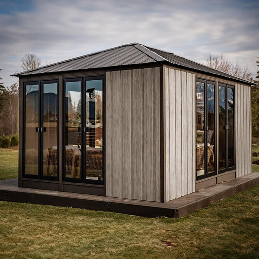 Sofia 11' x 11' Enclosed Gazebo