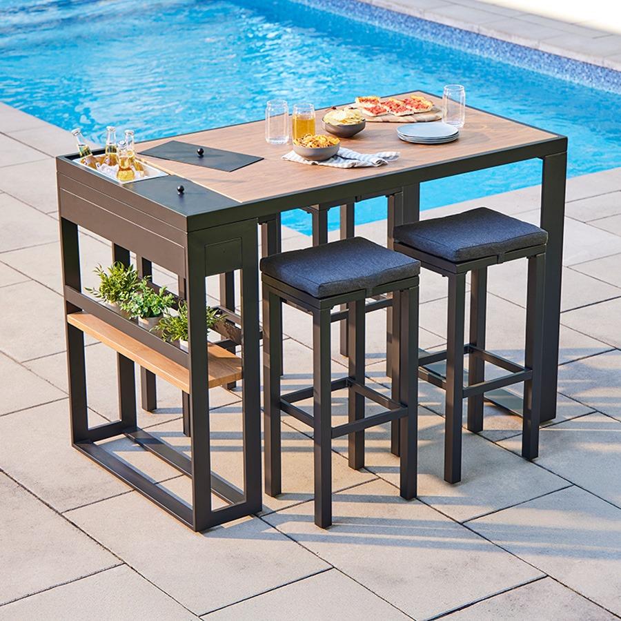 Bar Table With Storage